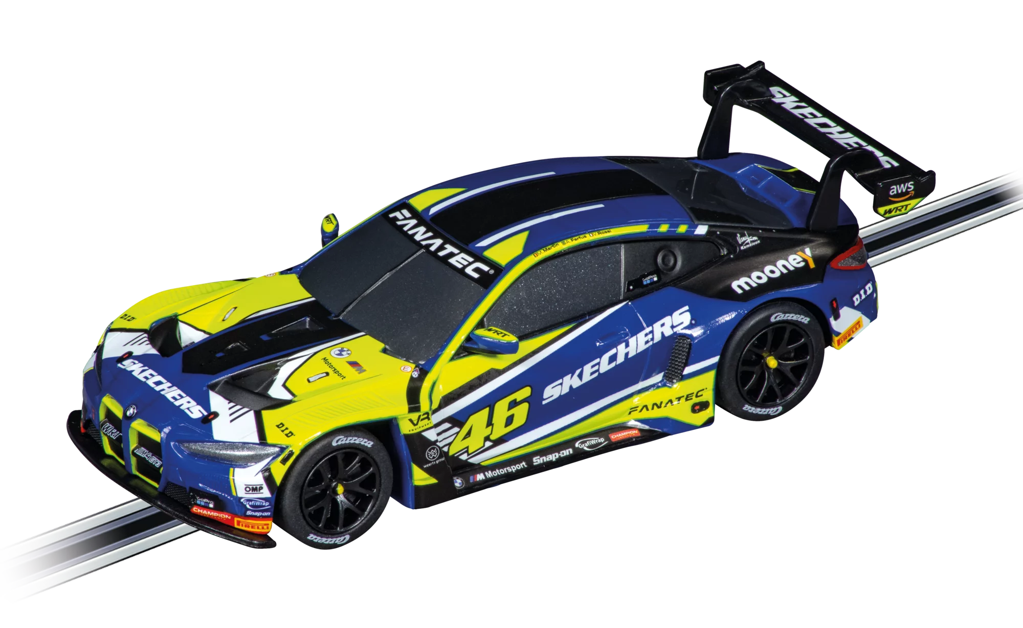 carrera-go-bmw-m4-gt3-valentino-rossi-slotcar-1-43-auto image 1