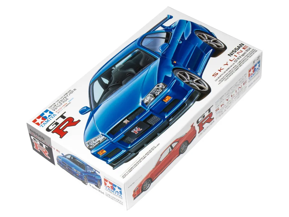 tamiya-24210-nissan-skyline-gt-r-r34-1-24-bausatz image 1