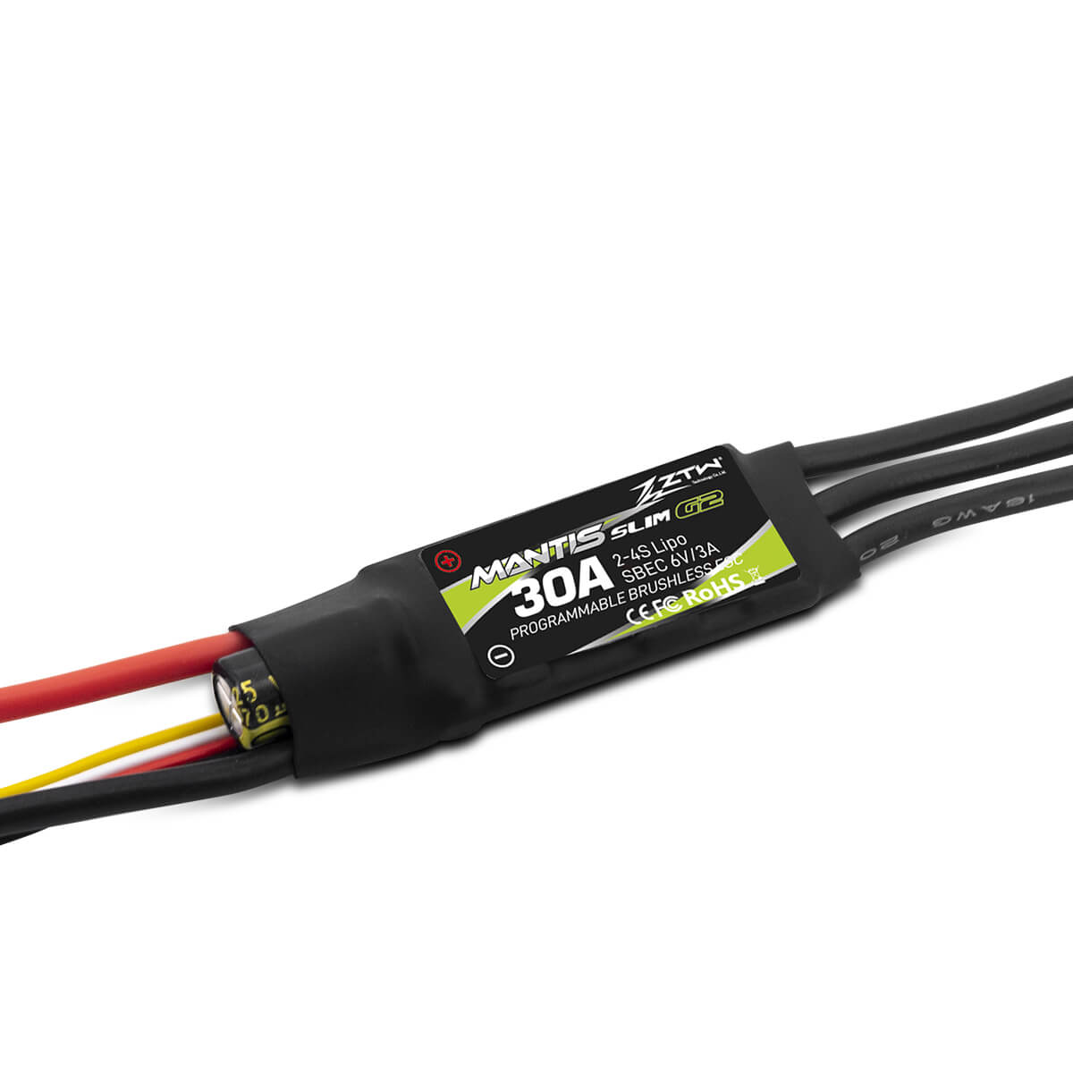ztw-mantis-slim-g2-30a-esc-regler-2-4s-sbec-ohne-stecker image 3