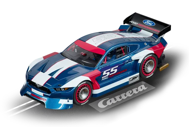 carrera-digital-132-ford-mustang-gty-no-55-slotcar-blau image 1