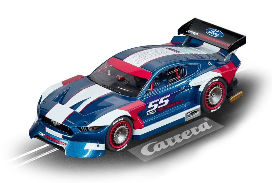 carrera-digital-132-ford-mustang-gty-no-55-slotcar-blau image 1