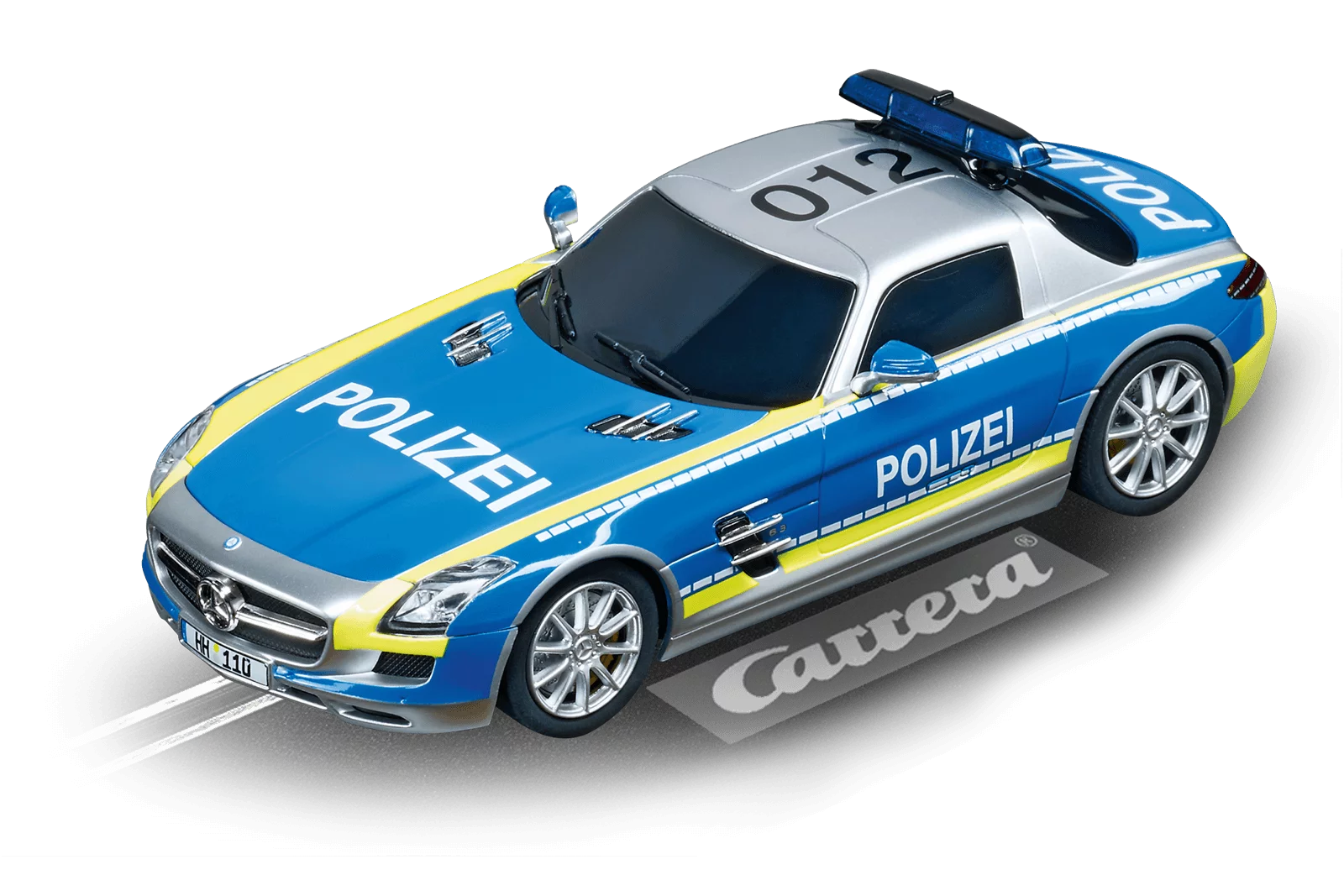 carrera-digital-132-mercedes-sls-amg-polizei-slotcar-1-32 image 1